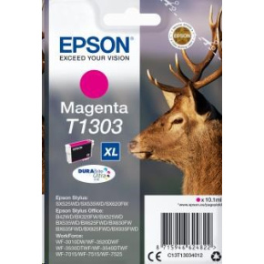 Atramentová tyčinka EPSON Singlepack "Deer" Magenta T1303 DURABrite Ultra Ink (10,1 ml) Atramentová tyčinka EPSON Singlepack "Deer" Magenta T1303 DURABrite Ultra Ink (10,1 ml)