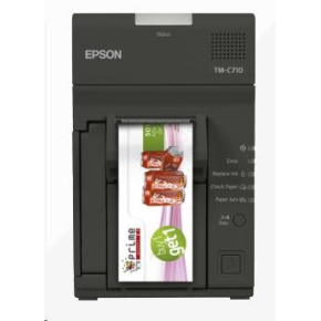 Epson TM-C710, USB, Ethernet, sivá Epson TM-C710, USB, Ethernet, sivá
