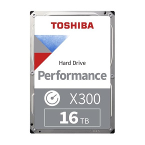 TOSHIBA HDD X300 16TB, SATA III, 7200 otáčok za minútu, 512 MB cache, 3,5", BULK