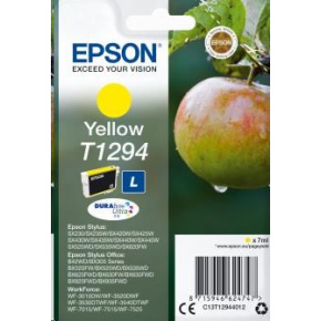 Atramentová tyčinka EPSON Single Pack "Apple" Yellow T1294 DURABrite Ultra Ink (7 ml) Atramentová tyčinka EPSON Single Pack "Apple" Yellow T1294 DURABrite Ultra Ink (7 ml)