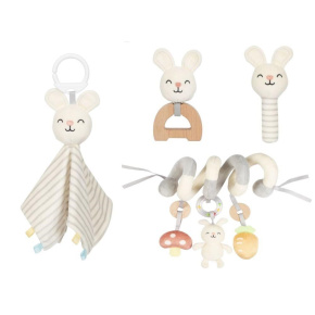 Dárkový set pro miminko 4v1 - králíček Dárkový set pro miminko 4v1 - králíček