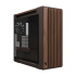 ASUS case PROART PA602 WALNUT WOOD RETRO TG, Mid Tower, průhledná bočnice, hnědá