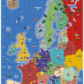 TT - Bee-Bot podložka Evropa 1,45 x 0,8 TT - Bee-Bot podložka Evropa 1,45 x 0,8