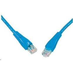 Solarix Patch kábel CAT5E UTP PVC 7m modrý odolný proti zaseknutiu C5E-114BU-7MB