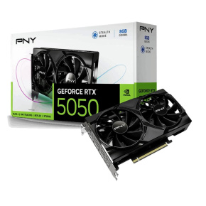 PNY VGA Nvidia GeForce RTX 5050 8GB Dual Fan, RTX 5050, 8GB GDDR6, 3xDP, 1xHDMI PNY VGA Nvidia GeForce RTX 5050 8GB Dual Fan, RTX 5050, 8GB GDDR6, 3xDP, 1xHDMI