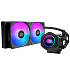 Cooler Master vodní chladič MasterLiquid Core Nex Digital 240 Black ARGB, 2x 120mm, ARGB, LGA1851, AM5, Černá