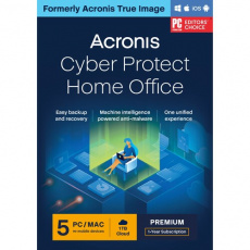 Acronis Cyber Protect Home Office Premium Subscription 5 počítačov + 1 TB Acronis Cloud Storage - 1 rok predplatného ES