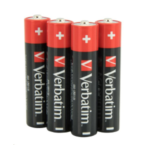 VERBATIM Alkalické baterie AAA, 4 Pack - Shrink