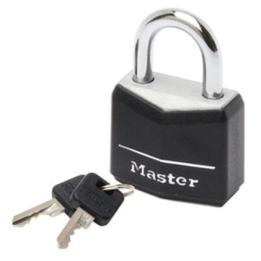 Master Lock Visací zámek  z pevného hliníku 9150EURDBLK - 50mm