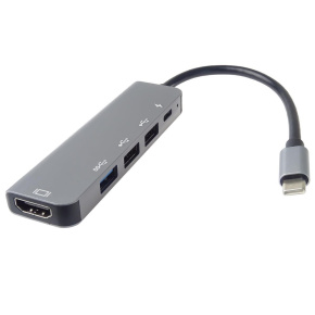PremiumCord Adaptér USB-C na HDMI + USB3.0 + 2x USB2.0 + PD(power delivery) PremiumCord Adaptér USB-C na HDMI + USB3.0 + 2x USB2.0 + PD(power delivery)