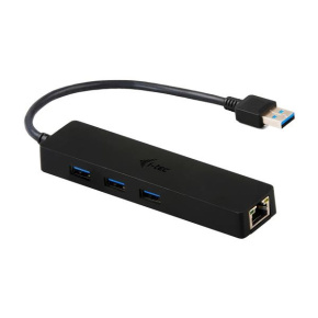 iTec USB 3.0 Slim HUB 3 porty + adaptér Gigabit Ethernet