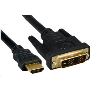 PREMIUMCORD HDMI - DVI-D kábel 1 m (M/M, pozlátené kontakty, tienený) PREMIUMCORD HDMI - DVI-D kábel 1 m (M/M, pozlátené kontakty, tienený)