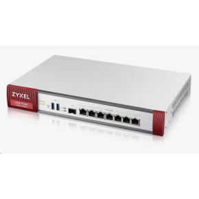 Firewall Zyxel USGFLEX500 s ročným balíkom UTM, 7x gigabitová WAN/LAN/DMZ, 1x SFP, 2x USB