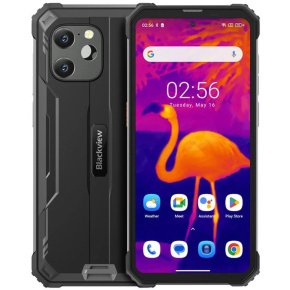 Rugged Smartphone Blackview BV8900 4G P90 8GB 256GB 10000-33W A13-D3, Thermal, Black [No Charger]