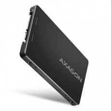 AXAGON RSS-M2B, SATA - M.2 SATA SSD, interný 2,5" ALU box, čierny