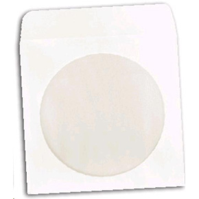 OEM papierový obal na CD s tesniacou sponou (balenie 100 ks)