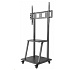 BAZAR - Manhattan univerzální TV vozík, Universal Heavy Duty TV Cart, 37" až 100" TV, černá - Poškozený obal (Komplet)