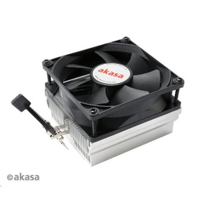 AKASA CPU chladič AK-CC1107EP01 pre AMD socket 754,939,940, AM2, nízka hlučnosť, 80mm PWM ventilátor