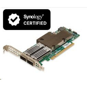BroadCom rozšiřující karta 2x 100GbE (2xQSFP56) - Synology certifikováno