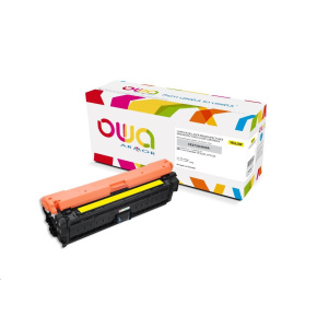 OWA Armor toner pre HP Color Laserjet Ese CP5520, 5525, 15000 strán, CE272A, žltá/žltá OWA Armor toner pre HP Color Laserjet Ese CP5520, 5525, 15000 strán, CE272A, žltá/žltá