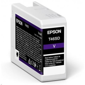 Atrament EPSON Singlepack Violet T46SD UltraChrome Pro 10 25 ml Atrament EPSON Singlepack Violet T46SD UltraChrome Pro 10 25 ml