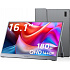 Arzopa Z3FC Portable Monitor 16.1" 180hz IPS 2K 1440P Metal Housing Přenosný monitor + pouzdro, šedý
