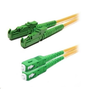 Duplexný prepojovací kábel SM 9/125, OS2, E2000(APC)-SC(APC), LS0H, 10m