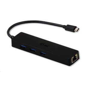 iTec USB-C 3.1 Slim 3-portový HUB + RJ-45