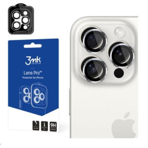 3mk Lens Protection Pro pro Apple iPhone 15, Silver 3mk Lens Protection Pro pro Apple iPhone 15, Silver