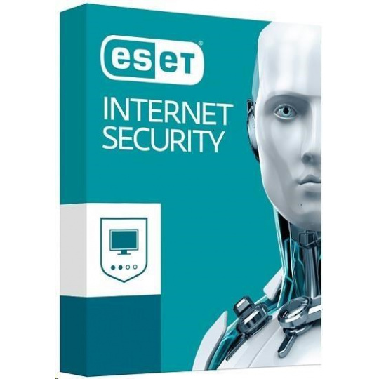 ESET Internet Security OEM 1 PC + 2 ročný update - Krabicová licencia