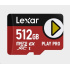 Lexar microSD Express I PLAY Pro Express 7.1, R900/W600 C10 U3 (UHS-I) 512GB