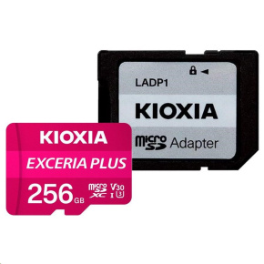 Karta microSD KIOXIA Exceria Plus 256GB M303, UHS-I U3 Class 10