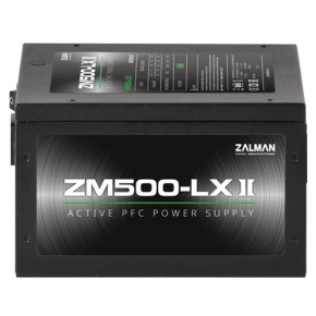 Napájací zdroj ZALMAN ZM500-LXII, 500W eff. 85%
