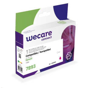 WECARE ARMOR kazeta pre Epson WorkForce Pro WF-5110, 5190, 5620, 5690 (C13T789340), červená/purpurová, 38 ml, 4000str