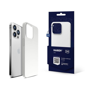 3mk ochranný kryt HARDY Silicone MagCase pro Apple iPhone 13 Pro Max, White