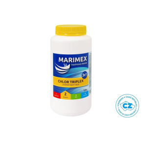 Marimex Chlor Triplex 1,6 kg - bazénová chemie - DEZINFEKCE Marimex Chlor Triplex 1,6 kg - bazénová chemie - DEZINFEKCE