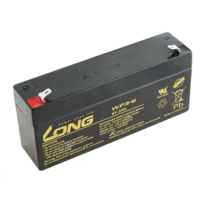 Dlhá olovená batéria 6V 3Ah F1 (WP3-6) Dlhá olovená batéria 6V 3Ah F1 (WP3-6)
