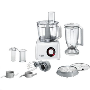 Bosch MultiTalent 8 MC812W501 food processor, bílá, 1000 W, rozpoznání příslušenství, XXL mísa 3,9 l, nůž waveCut Bosch MultiTalent 8 MC812W501 food processor, bílá, 1000 W, rozpoznání příslušenství, XXL mísa 3,9 l, nůž waveCut