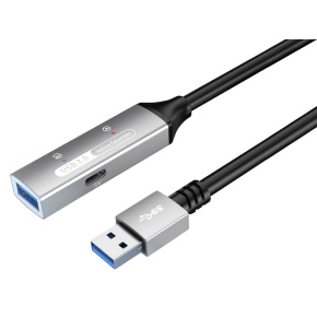 PREMIUMCORD USB 3.2. repeater a prodlužovací kabel Male-Female, 5Gbps Aluminium 15m PREMIUMCORD USB 3.2. repeater a prodlužovací kabel Male-Female, 5Gbps Aluminium 15m