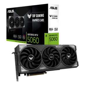 ASUS VGA NVIDIA GeForce RTX 5060 TUF GAMING 8GB, 8GB GDDR7, 3xDP, 1xHDMI