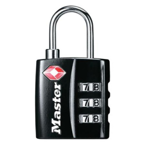 Master Lock Visací kombinační zámek TSA 4680EURDBLK Master Lock Visací kombinační zámek TSA 4680EURDBLK