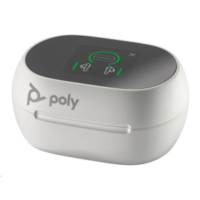 BAZAR - Poly Voyager Free 60+ bluetooth headset, USB-C adaptér, dotykové nabíjecí pouzdro, bílá - Rozbaleno (Kompl