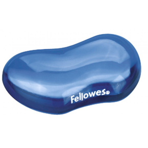 Modrá gélová podložka pod zápästie Fellowes CRYSTAL