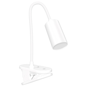CONNECT IT Stolní LED lampa CLIP 2 s klipem, bílá CONNECT IT Stolní LED lampa CLIP 2 s klipem, bílá