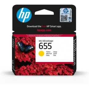 HP 655 Yellow Ink Cart, CZ112AE (600 pages) HP 655 Yellow Ink Cart, CZ112AE (600 pages)