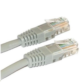Patch kabel Cat5E, UTP - 50m, šedý
