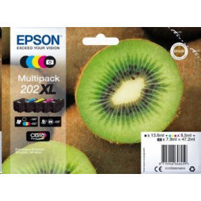 Atrament EPSON Multipack "Kiwi" 5 farieb 202XL Claria Premium Ink