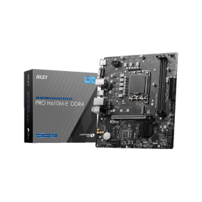 BAZAR - MSI MB Sc LGA1700 PRO H610M-E DDR4, Intel H610, 2xDDR4, 1xHDMI, 1xVGA, mATX - Po opravě (Bez příšlušenství)