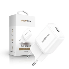 RhinoTech LITE USB-A nabíjecí adaptér 10W bílá RhinoTech LITE USB-A nabíjecí adaptér 10W bílá