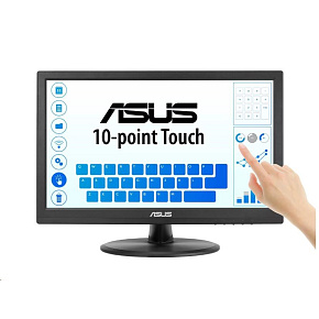 BAZAR - ASUS LCD 15.6" VT169HE Touch 1920x1080,  IPS, Wide Viewing Angle, Frameless, Flicker free, Rozbaleno (komplet)